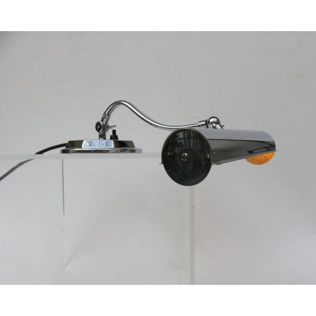 Art Deco Chromed Piano Lamp For Sale - Image 14 of 16