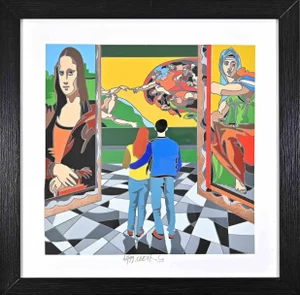 Ugo Nespolo, The Pleasure, Original Silkscreen, 2000s