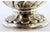 Metal Silver Vase with Fluting Rim and Base, Engraved Floral Motifs and Rope-Shaped Frieze Edge For Sale - Image 7 of 8