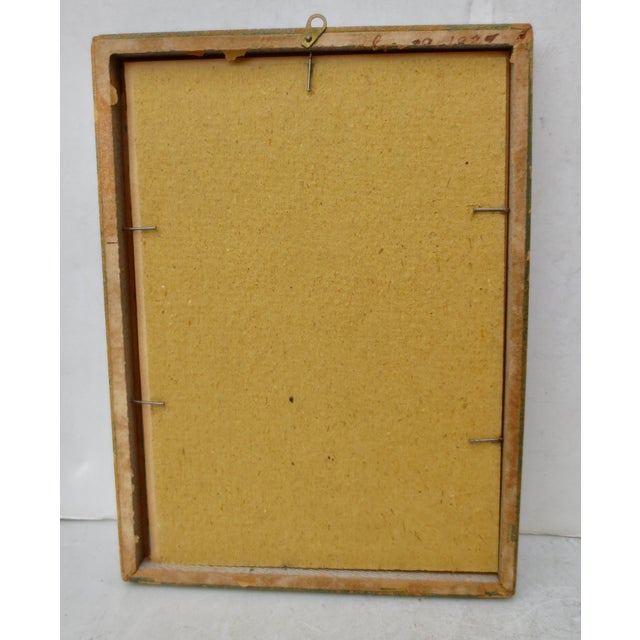 Art Deco Antique Art Deco Motto Print, Original Frame 1926 For Sale - Image 3 of 7