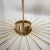 Glass and Brass Sputnik Large Chandelier, Italy 1980s For Sale - Image 10 of 11