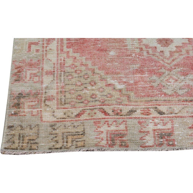 Turkish Vintage Turkish Anatolian Hand Knotted Wool Rug, 2'7''x5' For Sale - Image 3 of 4