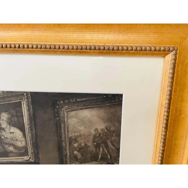 English Albert W Holden "One Hundred Years Ago 1805-1905" Original Print Signed & Framed For Sale - Image 3 of 13