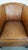 Brown Leather Club Chair For Sale - Image 6 of 12