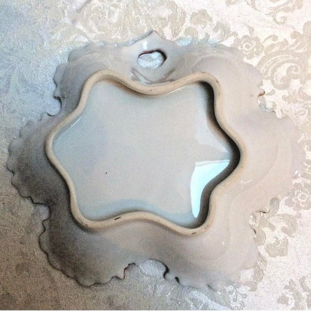 Signed Antique Hand Painted Cherries Cabinet Bowl For Sale - Image 6 of 6