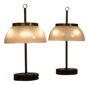 Alfa Table Lights attributed to Sergio Mazza for Artemide, 1960s, Set of 2