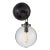 Thomas O'Brien for Visual Comfort Signature Katie Small Globe Sconce in Bronze with Seeded Glass For Sale