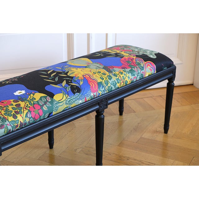 1960s Gustavian Anakreon Bench by Josef Frank for Svenskt Tenn, 1960s For Sale - Image 5 of 6