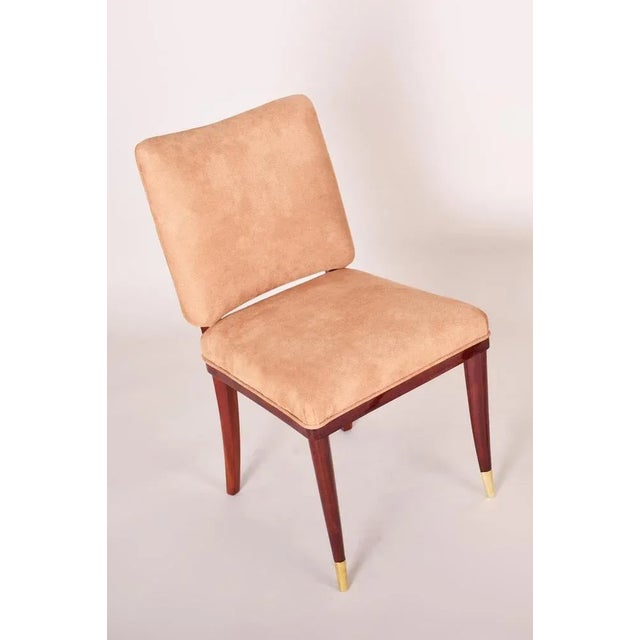 1920s Beige French Art Deco Chair by Jules Leleu, 1920s For Sale - Image 5 of 12