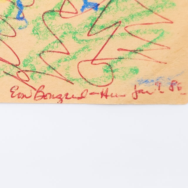 Drawing/Sketching Materials Horse, Kitty, and Me - Eva Bouzard-Hui, C. 1986 For Sale - Image 7 of 10