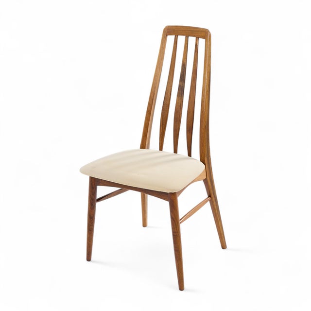 Niels Koefoed Eva Mid Century Danish Rosewood Dining Chairs - Set of 8 For Sale - Image 12 of 14