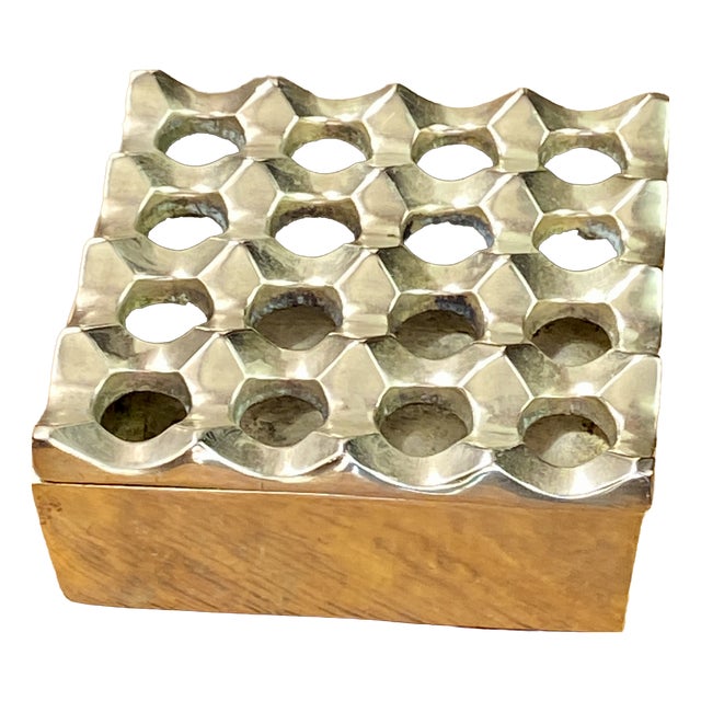 Vintage Ultima Ashtray in Brass, 1970 For Sale