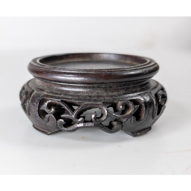 19th Century Chinese Carved Hardwood Display Stand Base For Sale - Image 4 of 10