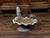 Mid 20th Century English Midcentury Lead Bird Bath Depicting a Shell with Squirrel and Bird For Sale - Image 5 of 10