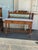 Victorian Early 20th Century Victorian-Style Rolling Work Cabinet With Marble Top and Decorative Tile For Sale - Image 3 of 7