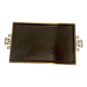 1950s Kyes of Pasadena Moire Glaze Tray
