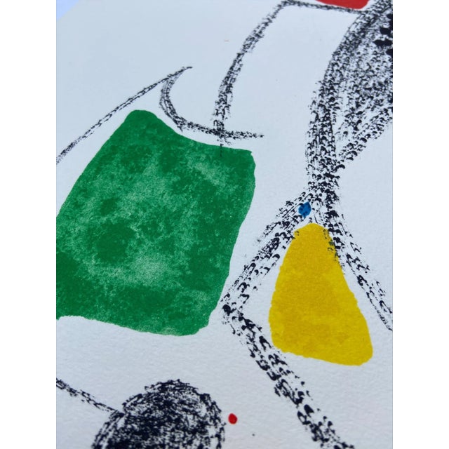 Joan Miró - Maravillas con variaciones n-10 Lithography 35,7x49,6cm Signed in the plate 1975 Edition of 1500 copies on...