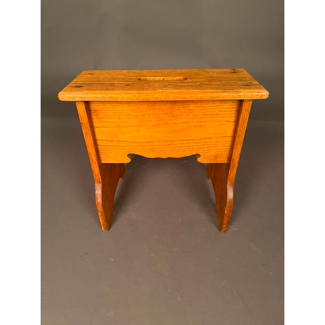 American Country Bed Steps in Ash Wood, Circa 1890 For Sale In Indianapolis - Image 6 of 11