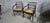 Hollywood Regency Regency Ebony Armchairs, 1900s, Set of 2 For Sale - Image 3 of 12