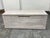 Contemporary Cb2 Acacia White Washed Storage Bench For Sale - Image 3 of 12
