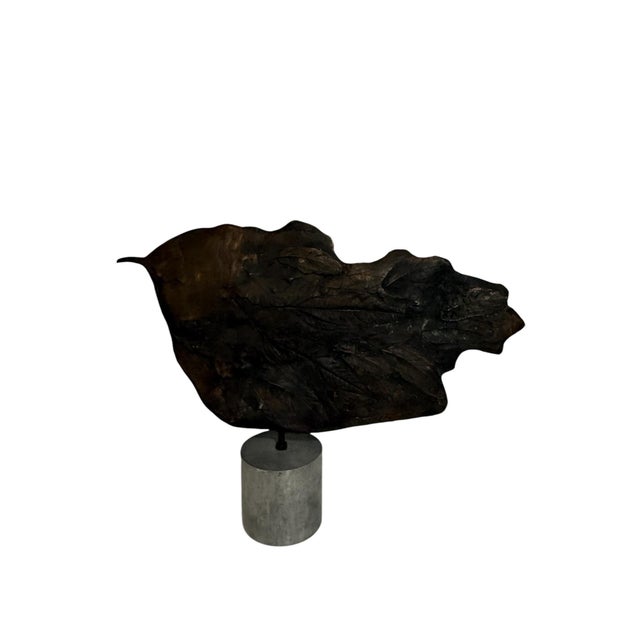 Metal Roberto Estopiñan, Large Latin American Modernist Bronze Abstract Cuban Master Roberto Estopinan For Sale - Image 7 of 8