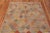 Beautiful Rustic Colorful Geometric Diamond Design Contemporary Modern Area Rug, Country of origin: Central Asia, Circa...