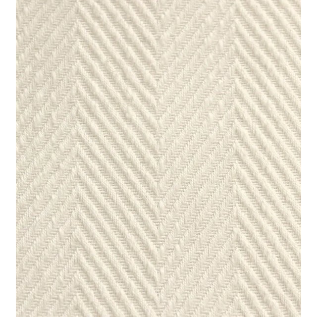 The House of Scalamandré Cambridge Fabric, Ivory For Sale