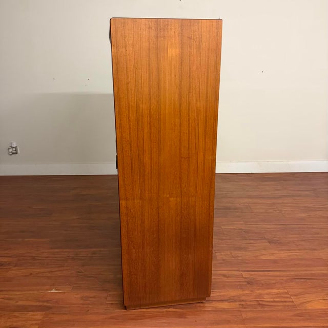 Mid-Century 3 Door Teak Wardrobe by White & Newton For Sale In Seattle - Image 6 of 17