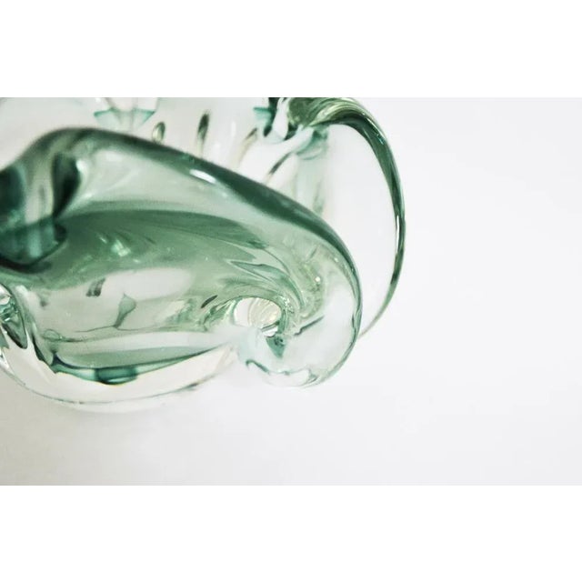 1960s Vintage Glass Bowl by Josef Hospodka for Chribska, 1960s For Sale - Image 5 of 8