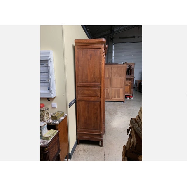 Antique Wardrobe with Linen Compartments, 1910 For Sale - Image 6 of 10