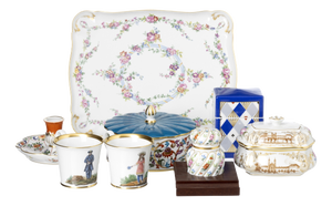 Porcelain Vista Alegre Collectors Club Dinnerware Set, Set of 7