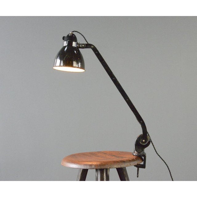 1930s Clamp on Desk Lamp from Viktoria, 1930s For Sale - Image 5 of 11