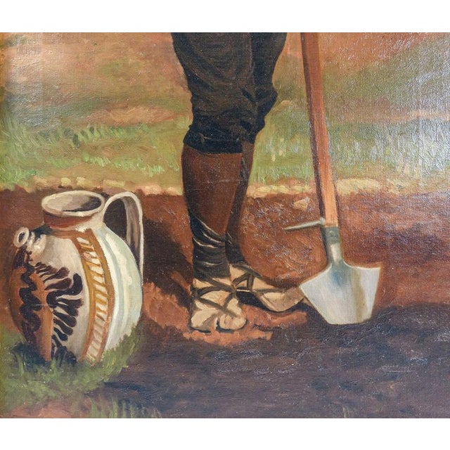 Sebastiano Panunzi, Self-Portrait, Oil on Canvas For Sale - Image 16 of 18