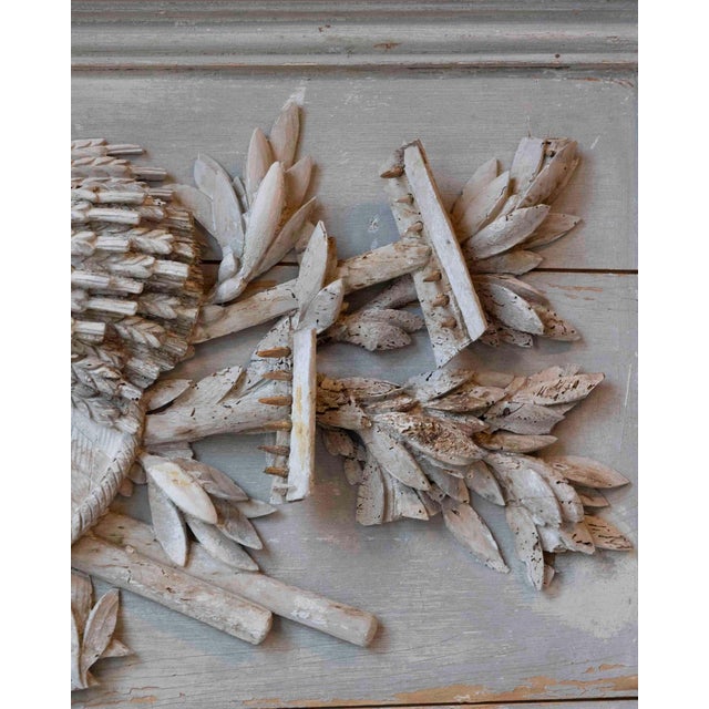 Wood French Louis XVI Period Carved Wood Panel, 18th Century For Sale - Image 7 of 8