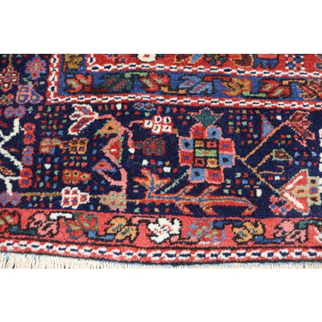 Early 20th Century Antique Persian Karaja/ Heriz Rug For Sale - Image 9 of 11