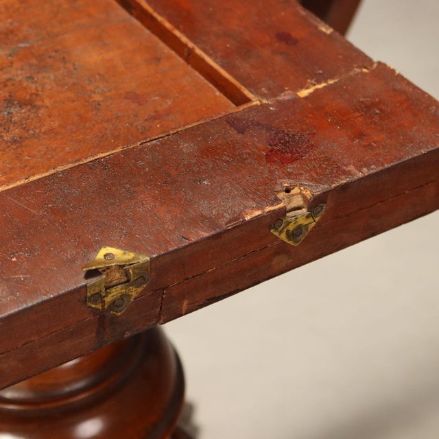 Wood Walnut Sail Table with Maple Inlay For Sale - Image 7 of 11