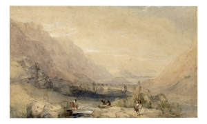 James Baker Pyne, Vale of Llanberis, North Wales, 1840s, Watercolour