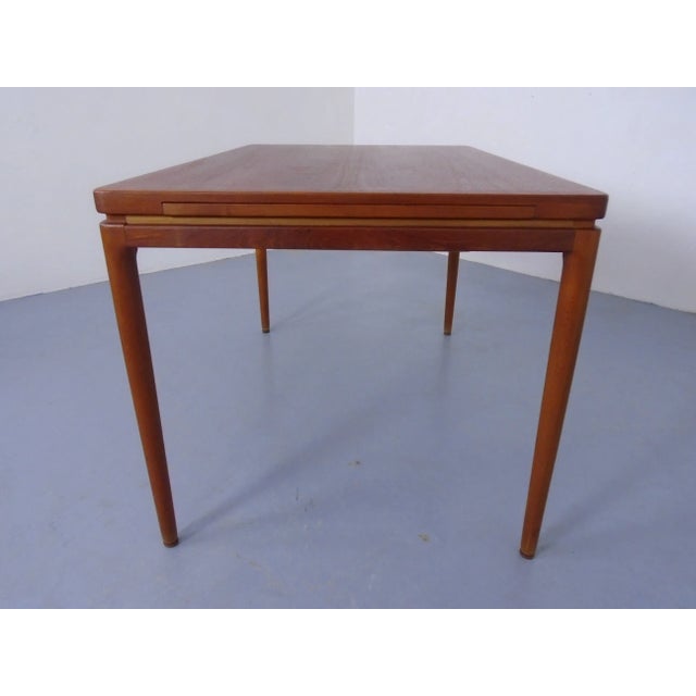 Extendable Teak Dining Table by Johannes Andersen for Christian Linneberg, Denmark, 1960s For Sale - Image 15 of 18