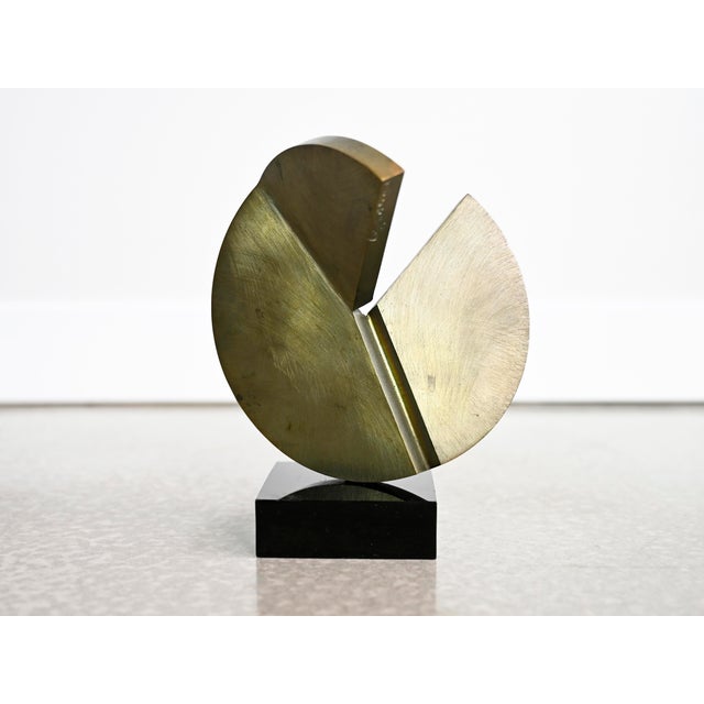Brass Vintage Brass Sculpture by Gordon Hammond Smith For Sale - Image 8 of 12