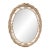 Vintage Carolina “Palm Frond” Oval Wall Mirror For Sale