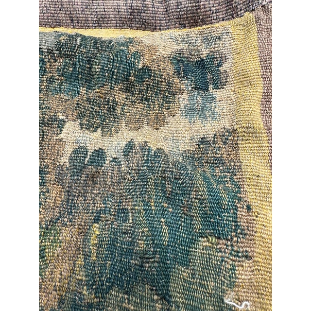 Early 19th Century Very Large 19th Century Antique French Verdure Tapestry For Sale - Image 5 of 15