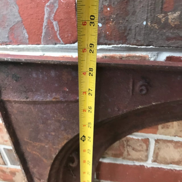 Antique Victorian Cast Iron Fireplace Surround For Sale - Image 11 of 16