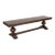 1990s Transitional Style Solid Wood 67" Long Backless Vintage Bench For Sale