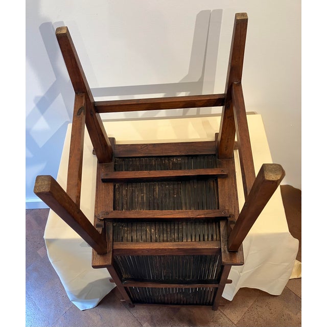 Set of Four Vintage Chinese Vernacular "Lamp-Hanger" Side Chairs For Sale - Image 10 of 18