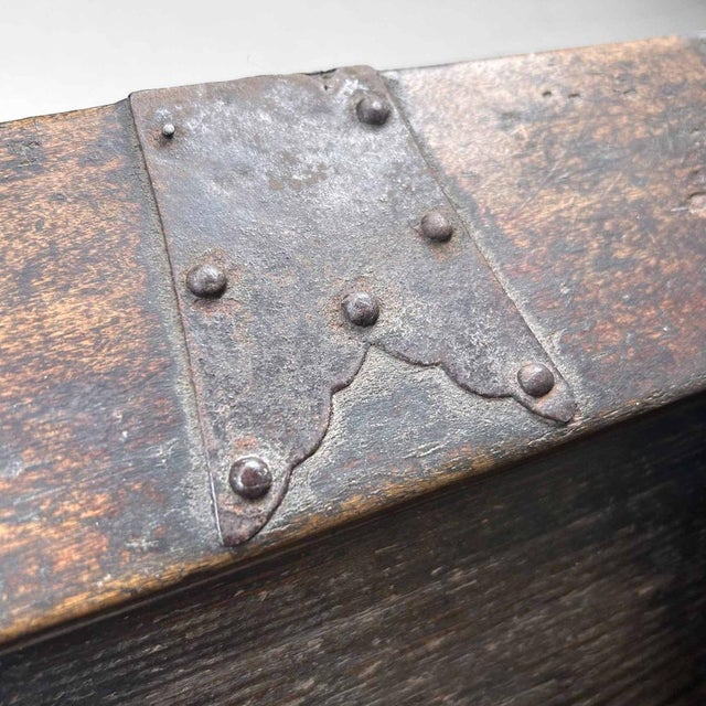 Antique Wooden Zenibako Temple Offering Box, 1890s For Sale - Image 10 of 15