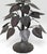 Vintage Brutalist Hollywood Regency Metal Leaf Candlesticks - A Pair For Sale - Image 11 of 13