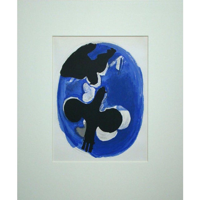 Georges Braque, Two Birds on a Blue Background, 1955, Original Lithograph For Sale - Image 11 of 13