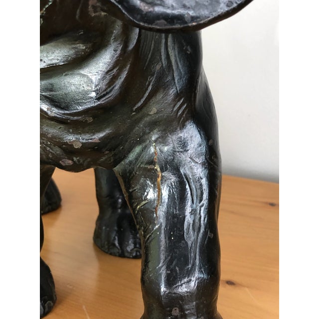 1930s 1930s Bronze Clad Elephant For Sale - Image 5 of 7