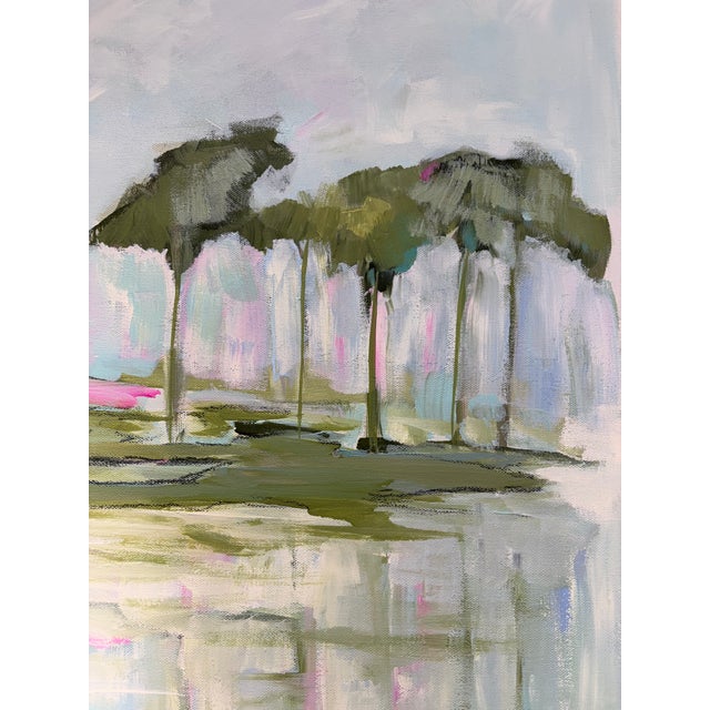 Late 20th Century Landscape Abstract Painting For Sale - Image 4 of 5