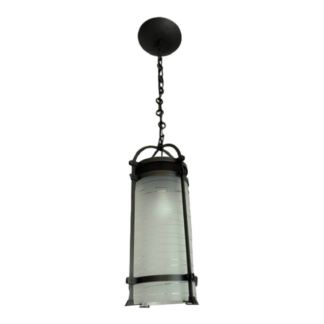 Pair of Discontinued Holly Hunt Lantern Pendants, From Solis Betancourt Collection For Sale